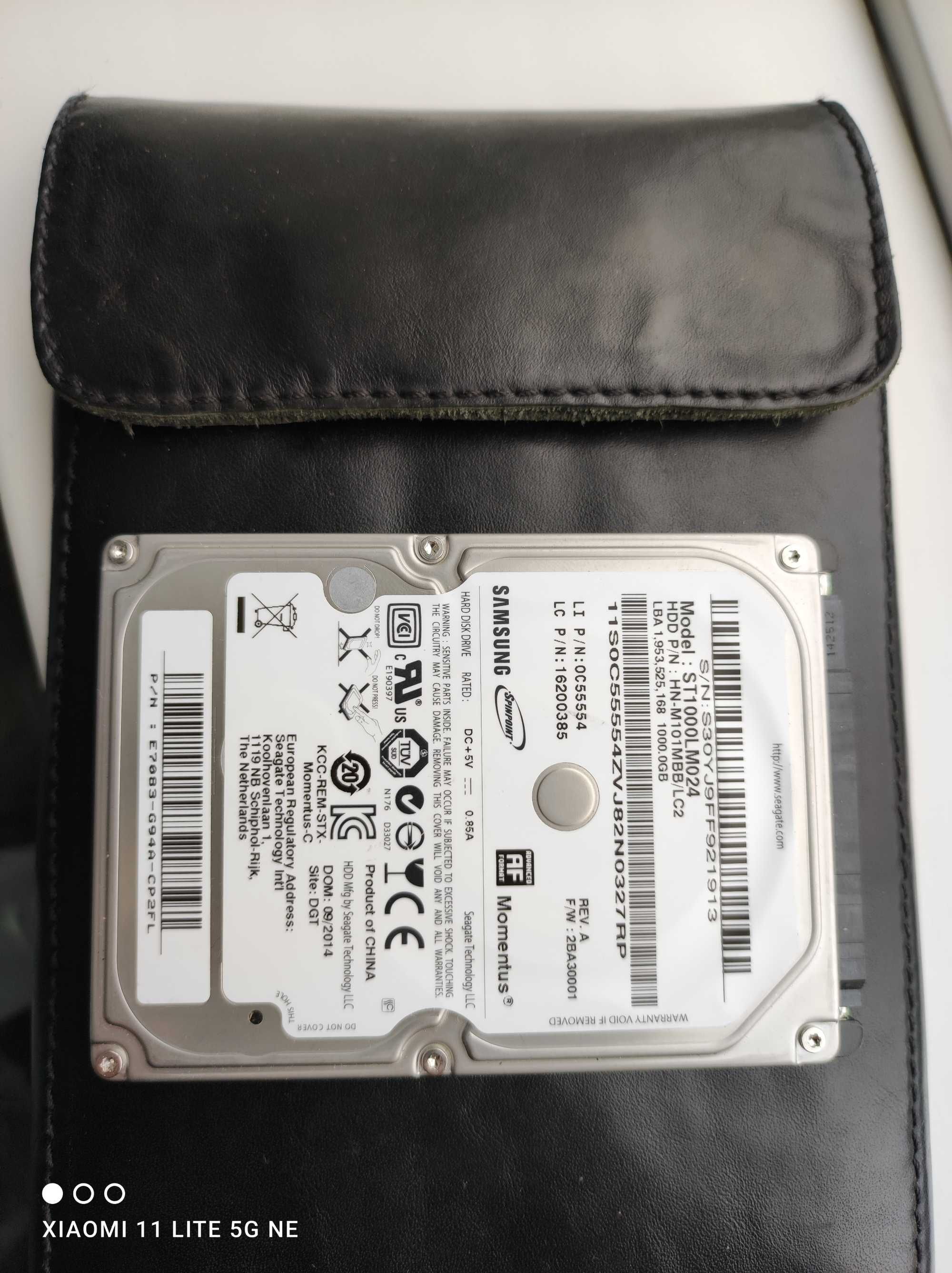 Жорсткий диск на 1 терабайт . Hdd 2.5 Samsung 1000gb. До ноутбука