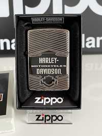 Zapalniczka Zippo 2021 Harley Davidson Armor Black Ice NOWA