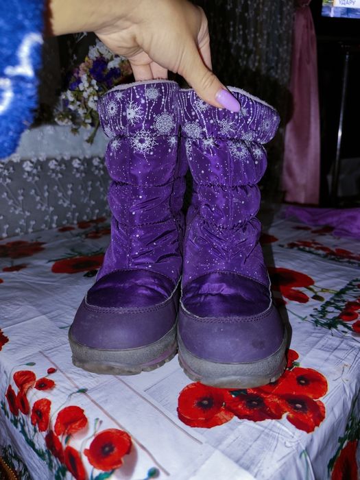 Термо сапожкі для дівчинки 34р.