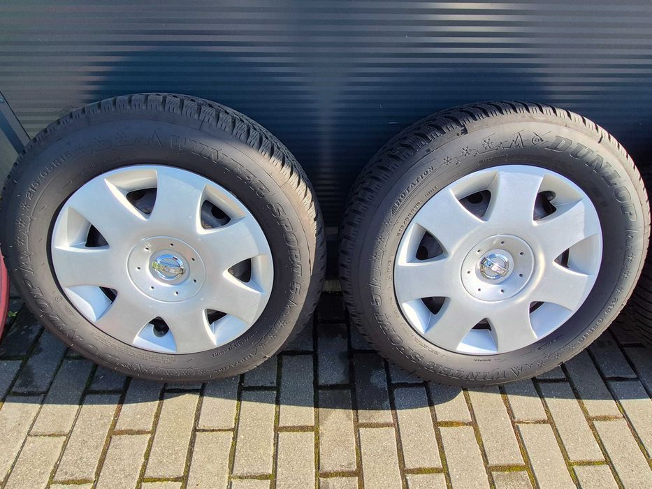 5x114,3**215/65/16**2022**Dunlop**Felgi+Opony Zimowe+Kołpaki**Nissan