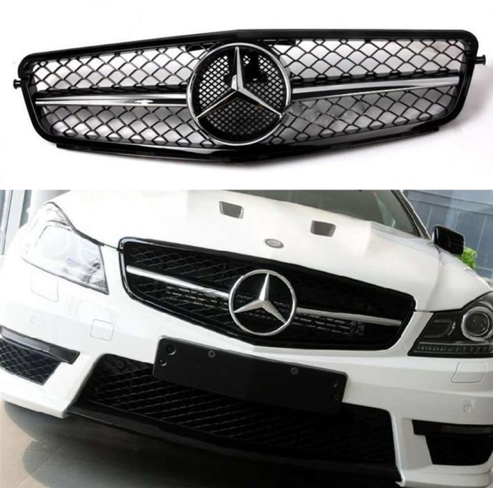 Решетка Радиатора мерседес c class решотка Mercedes w204 амг AMG