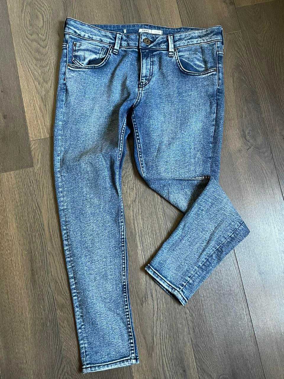 Чоловічі джинси/skinny/topshop/штани завужені сині джинси 30/44 р