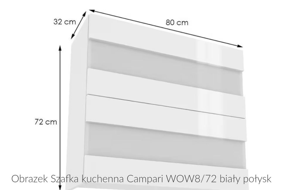 Kuchnia Campari szafki - różne elementy