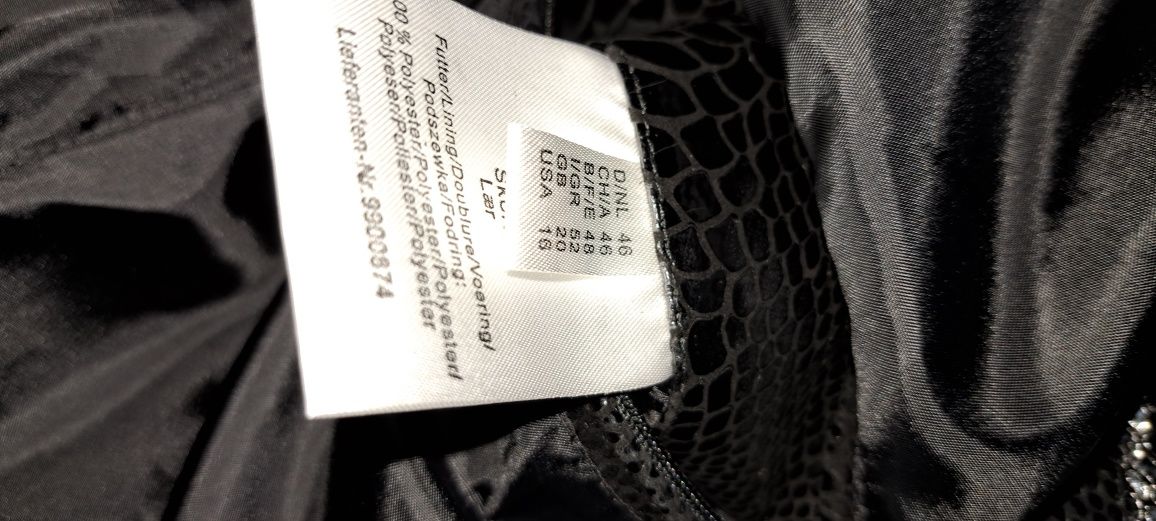 Kurtka Ulla Popken skóra 46 XL -XXL