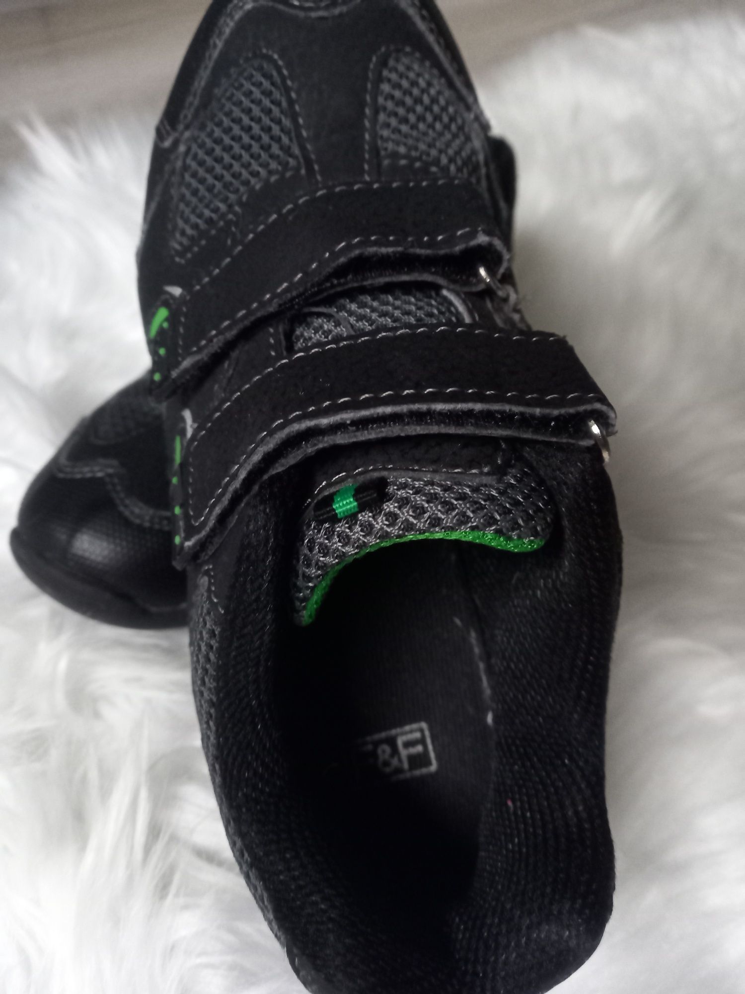 Adidasy F&F czarny zielony roz 33