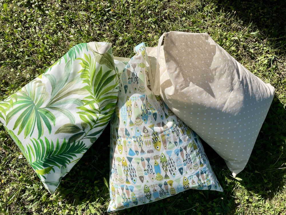 Almofadas de praia (puffs)
