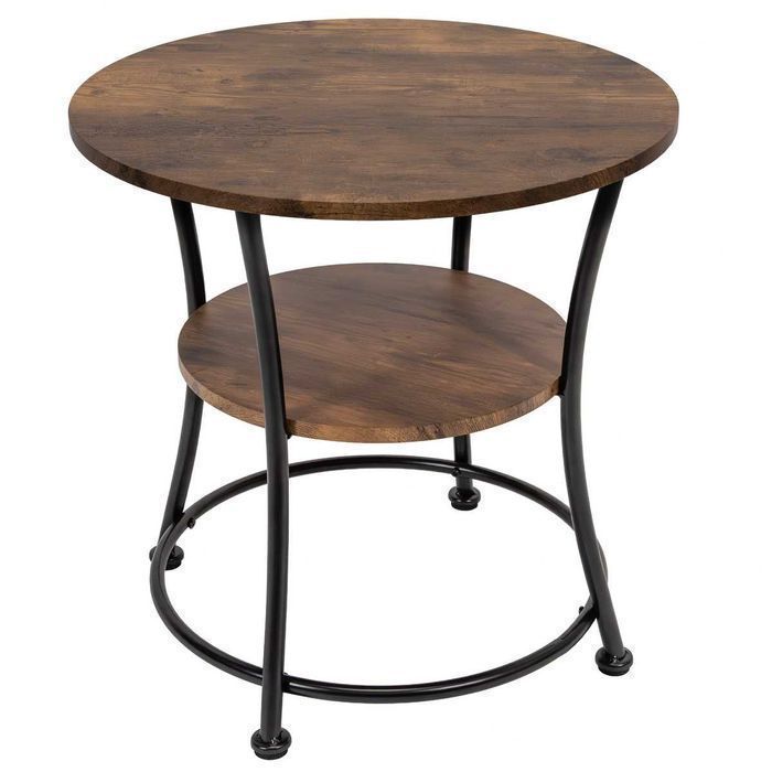 NOWY Okrągły Stolik Kawowy Ława Do Salonu Sypialni Loft Loftowy OKAZJA