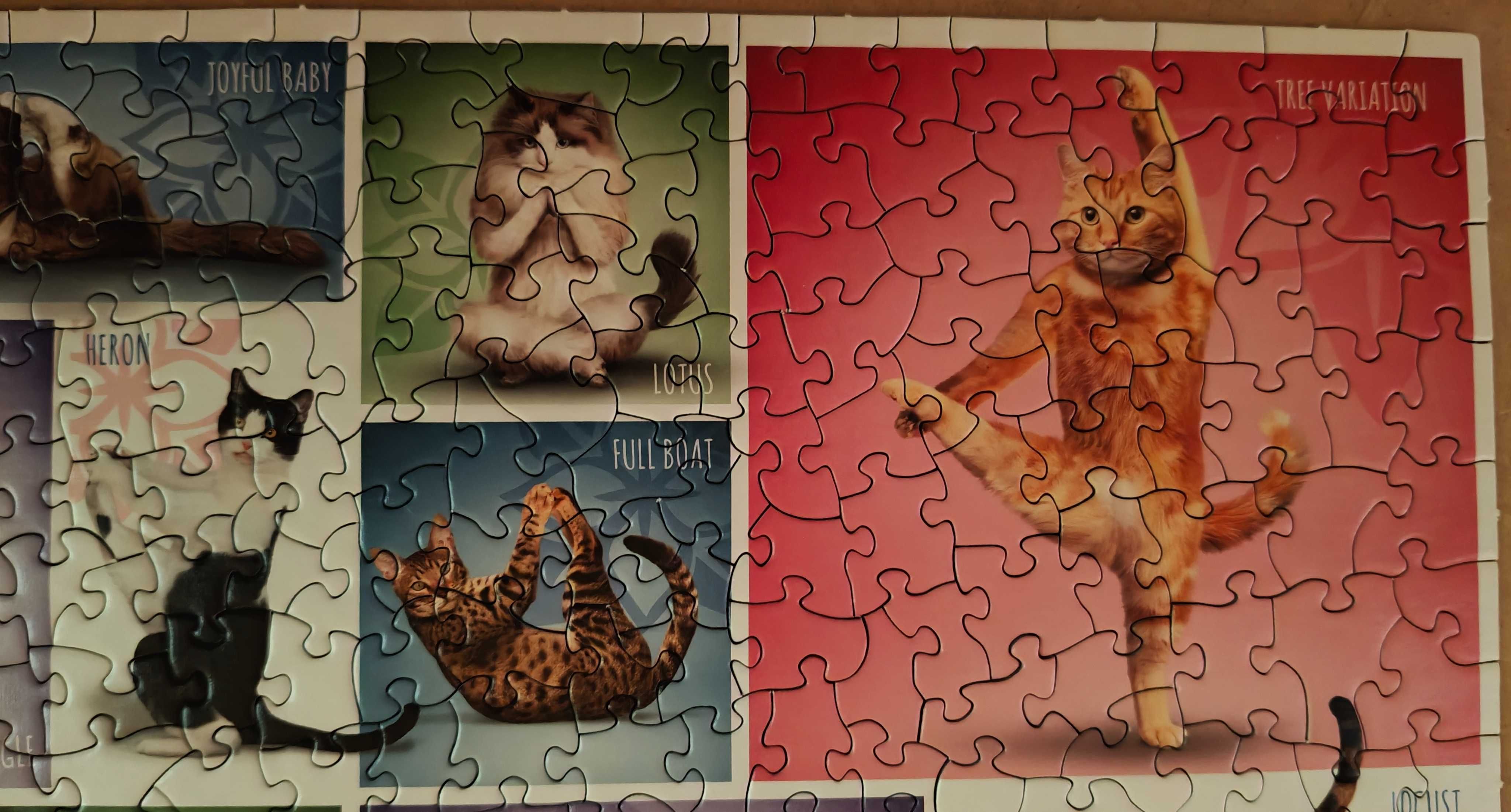 Puzzle Yoga Cat 1000