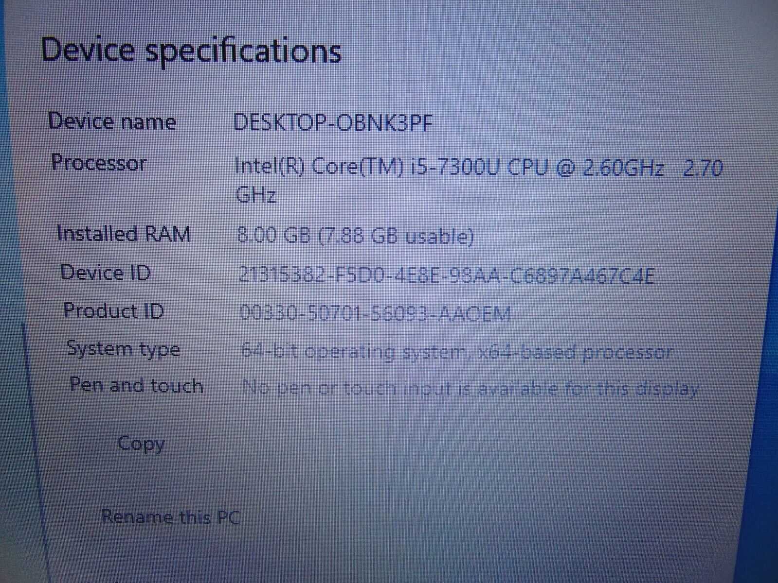 Dell Latitude 5480 I5-7300u 7 поколения 2,6 ГГц 128 ГБ SSD 8 ГБ ОЗУ