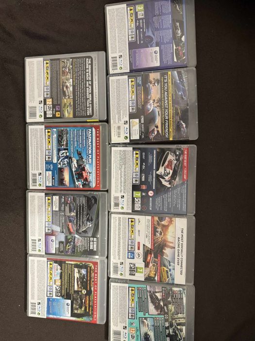Zestaw gier PlayStation 3 PS3 wyscigowe