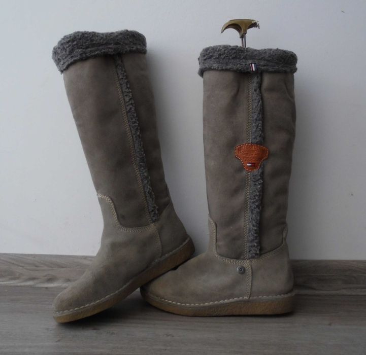 TOMMY HILFIGER kozaki ocieplane roz 36-37