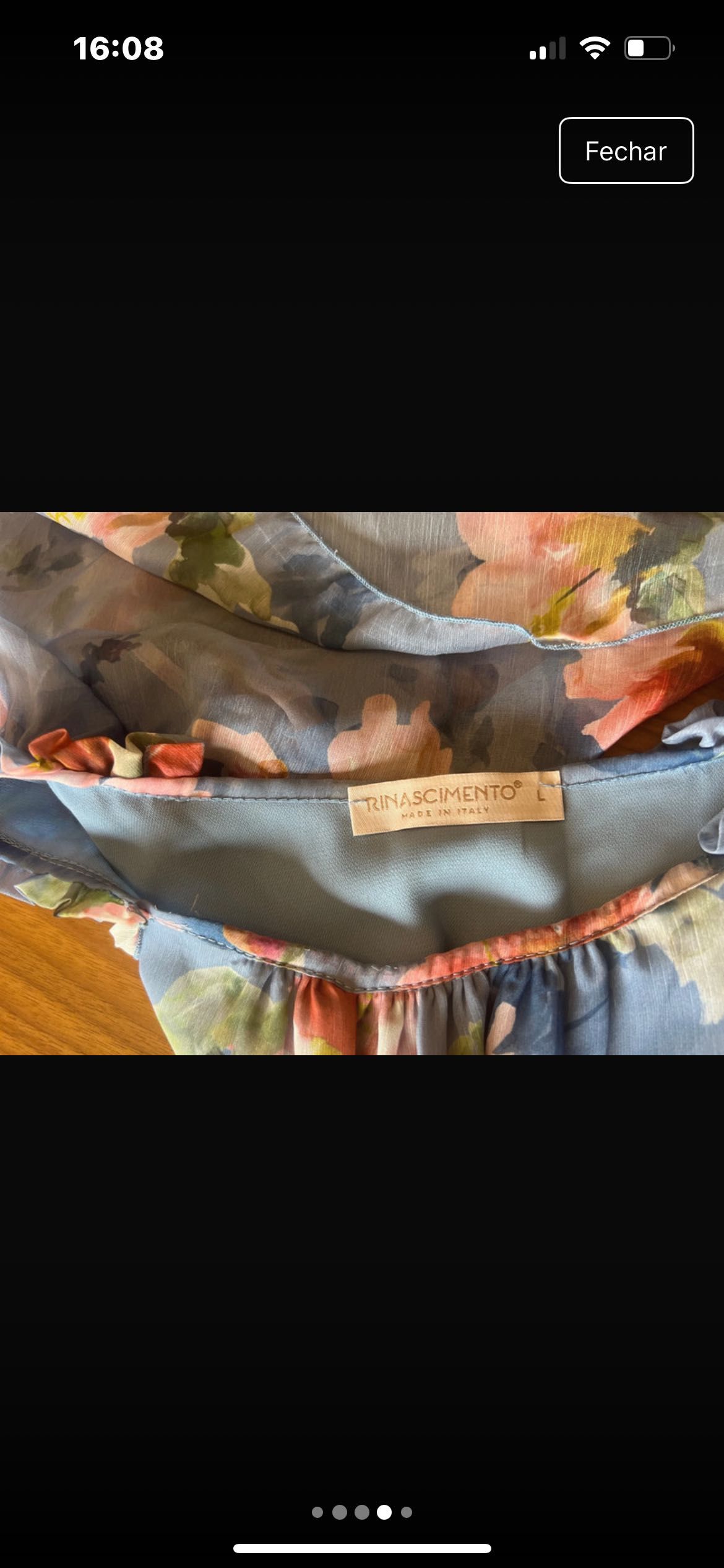 Blusa cava Rinascimento