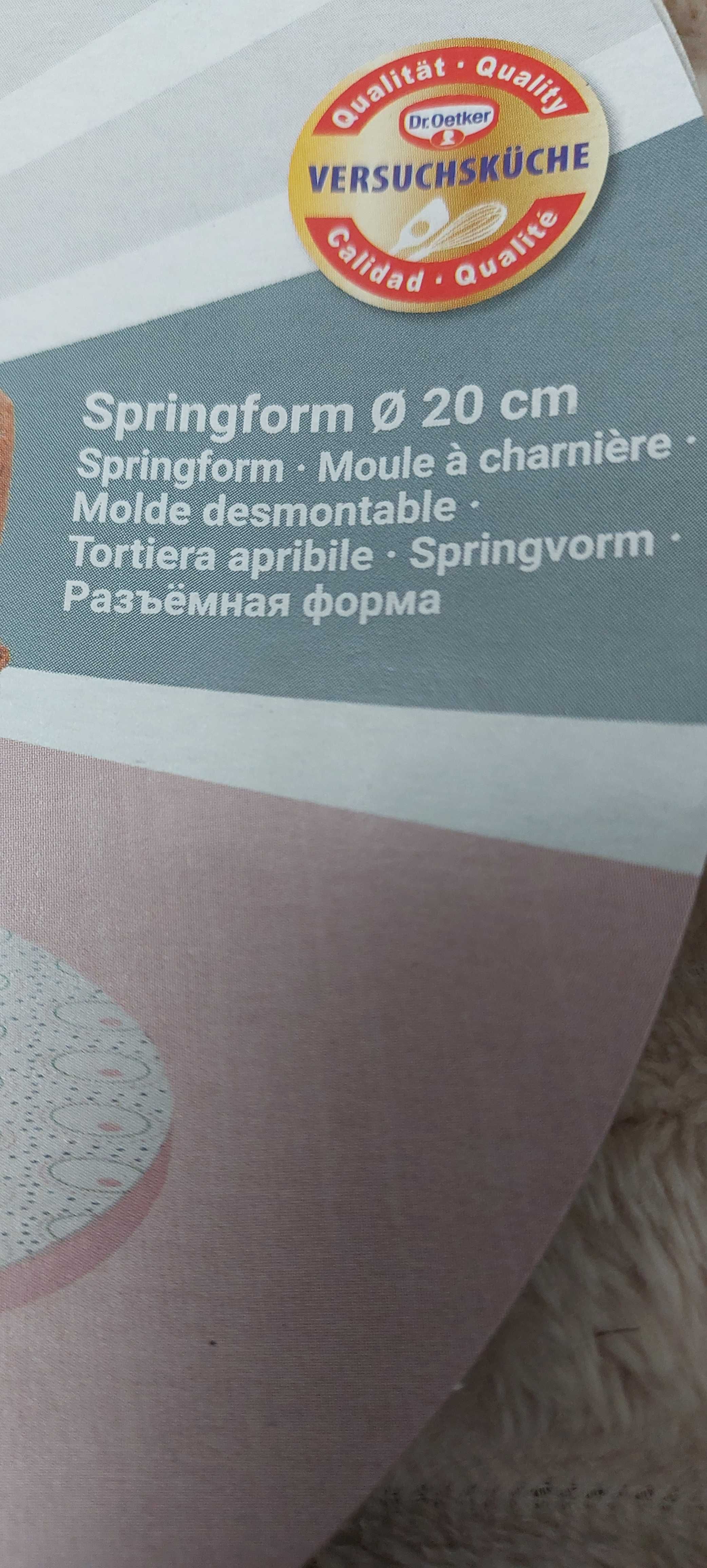 Tortownica Dr. Oetker  20cm