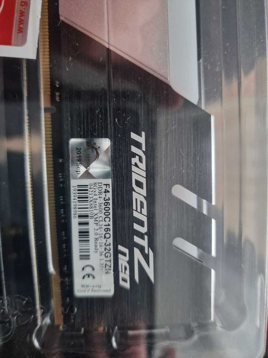 Pamięć RAM G.Skill TridentZ NEO 32GB (4x8GB) DDR4 3600MHz