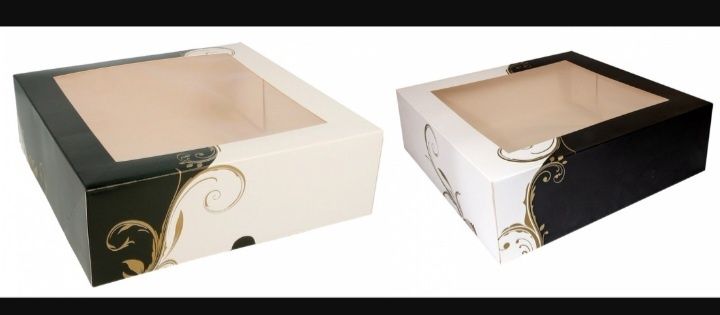 Caixas para Bolos com Janela 32x32x10 (48Unid)