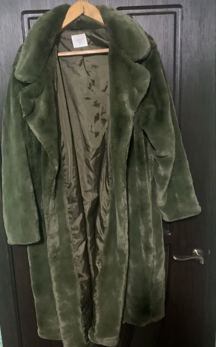 Шубка зі штучного хутра Primark, зеленого кольору L- XL, наш 46-48-50
