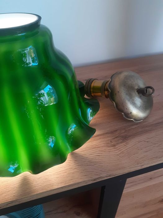 Klosz duży do lampy wisząco stojącej dwuwarstwowy