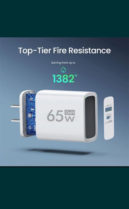 Ładowarka 65W Quick Charge czarna