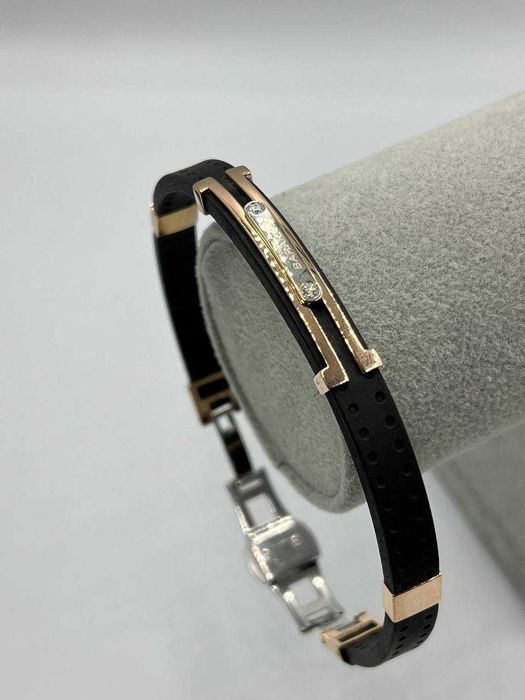 Bransoletka złota 18K z brylantami 24.07g