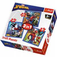 Puzzle Trefl Puzzle 106 szt. Puzzle 3w1 Spider-Man Pajęcza siła 34841