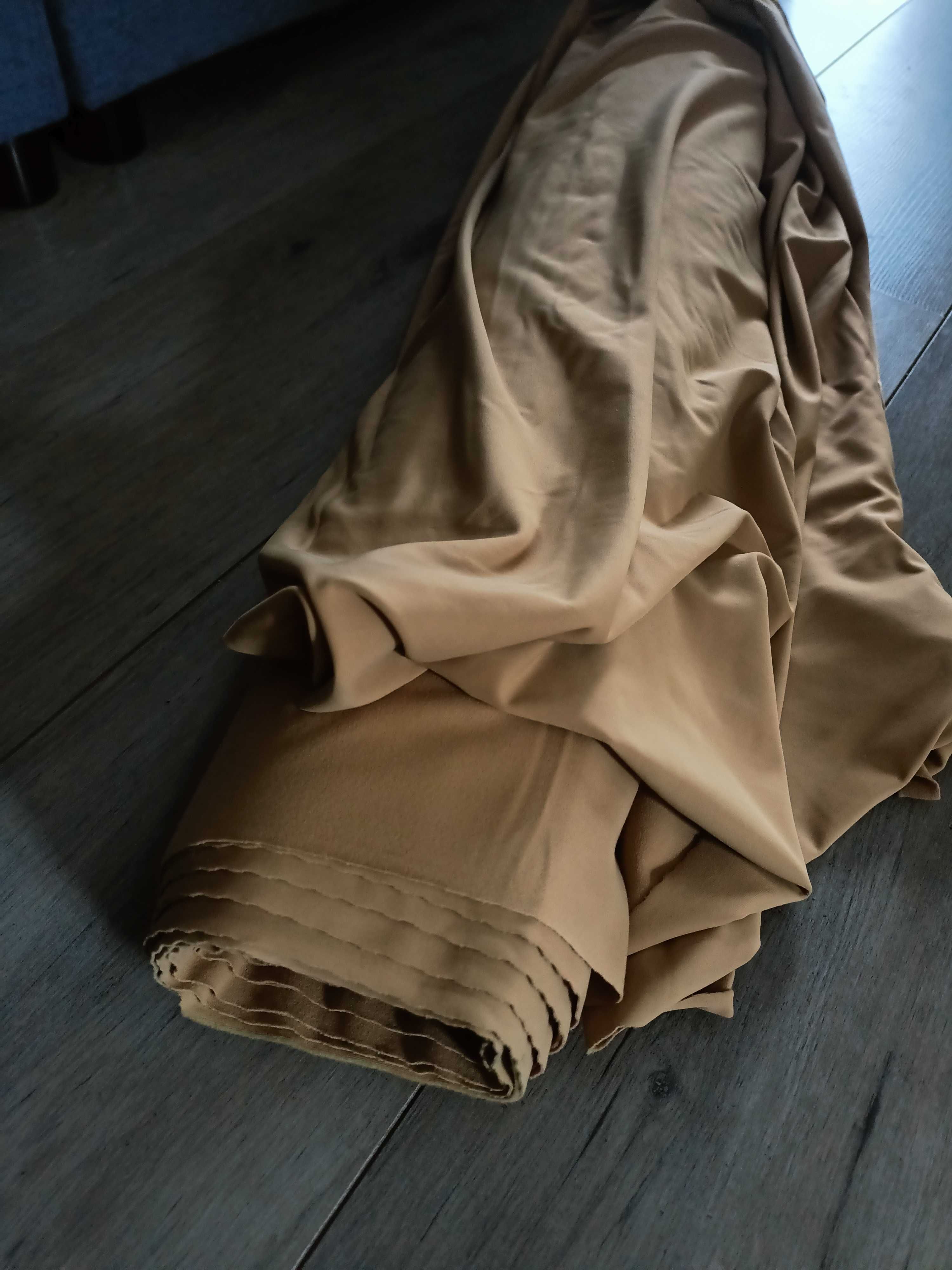 19 materiał tkanina dzianina Itally cappuccino 6m szer 1,5 m