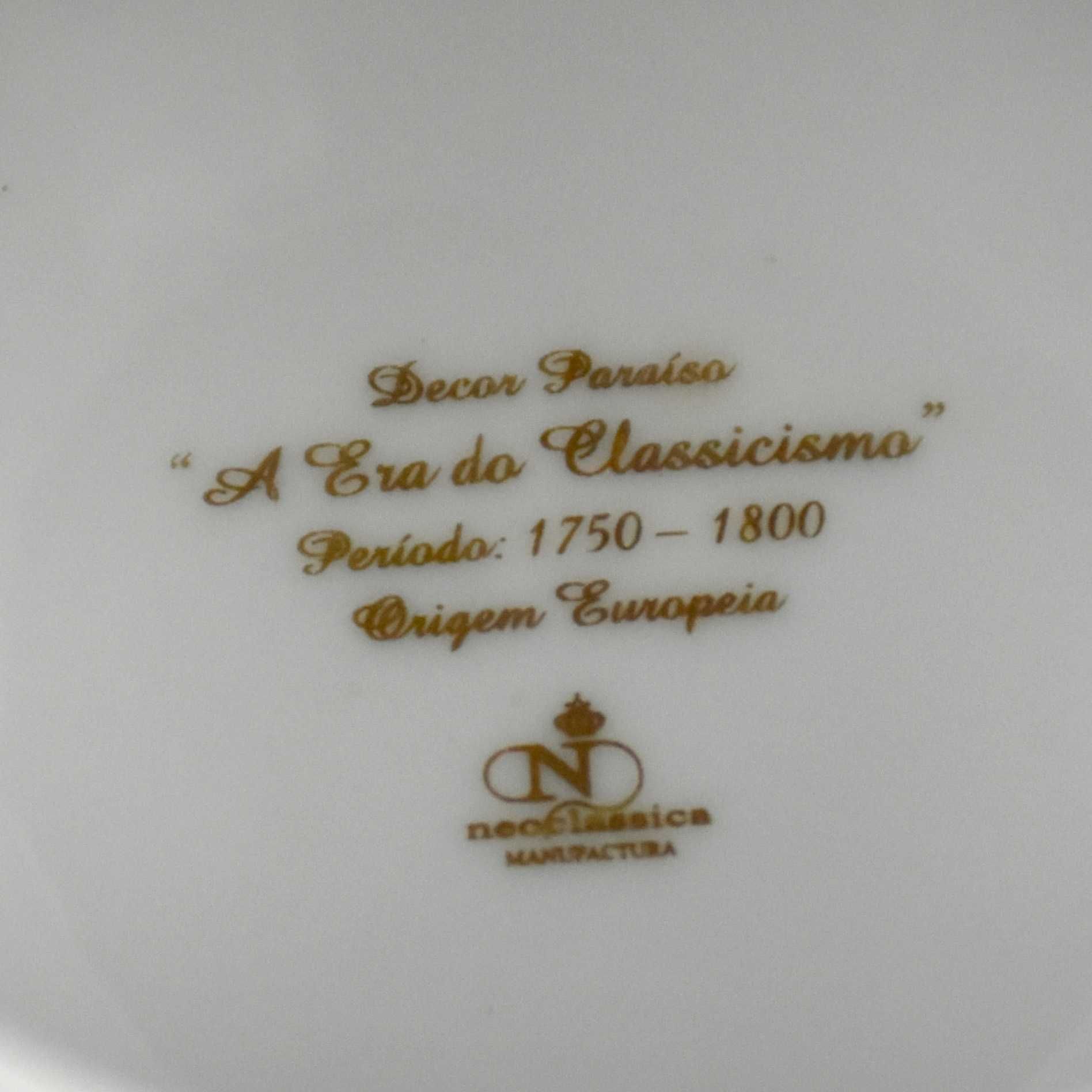 Saleiro porcelana “A Era do Classicismo” Decor Paraíso