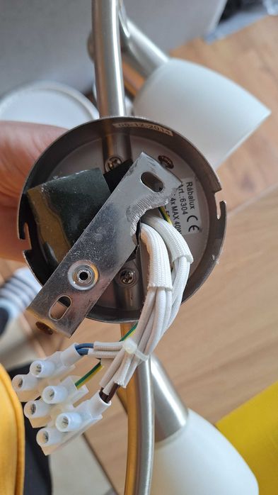 Zestaw lampa nad lustro i podsufitowa do łazienki, salonu, przedpokoju