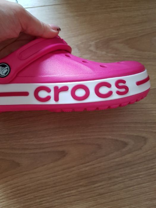 Klapki gumowe CROCS kolor różowy rozm.39