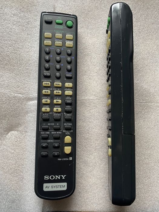 Pilot Sony RM-U306 a STR-DE485,495,585,595
