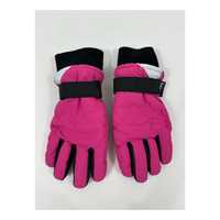 Детские розовые термо горнолыжные перчатки alive thinsulate