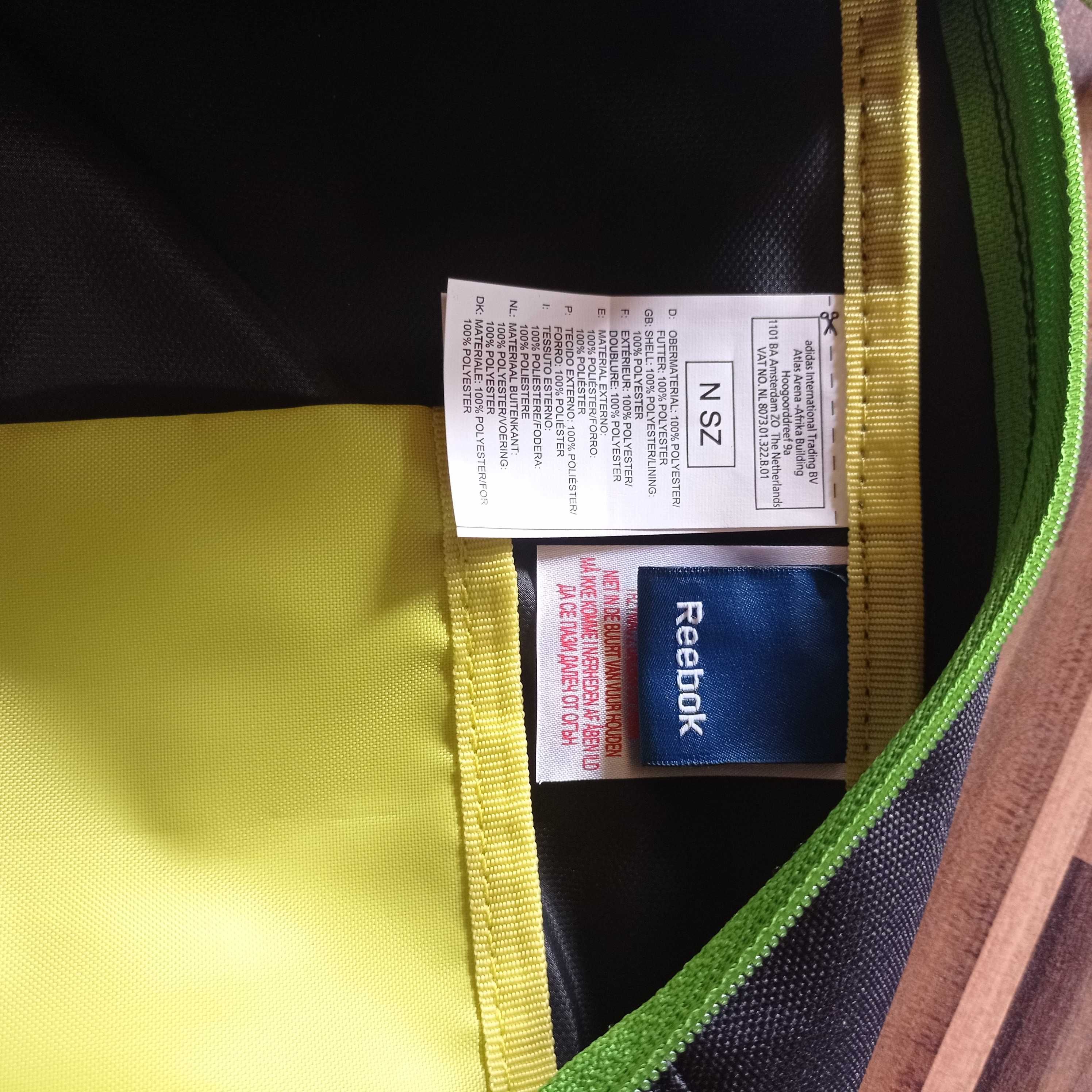 plecak Reebok NOWY czarny mieści A4