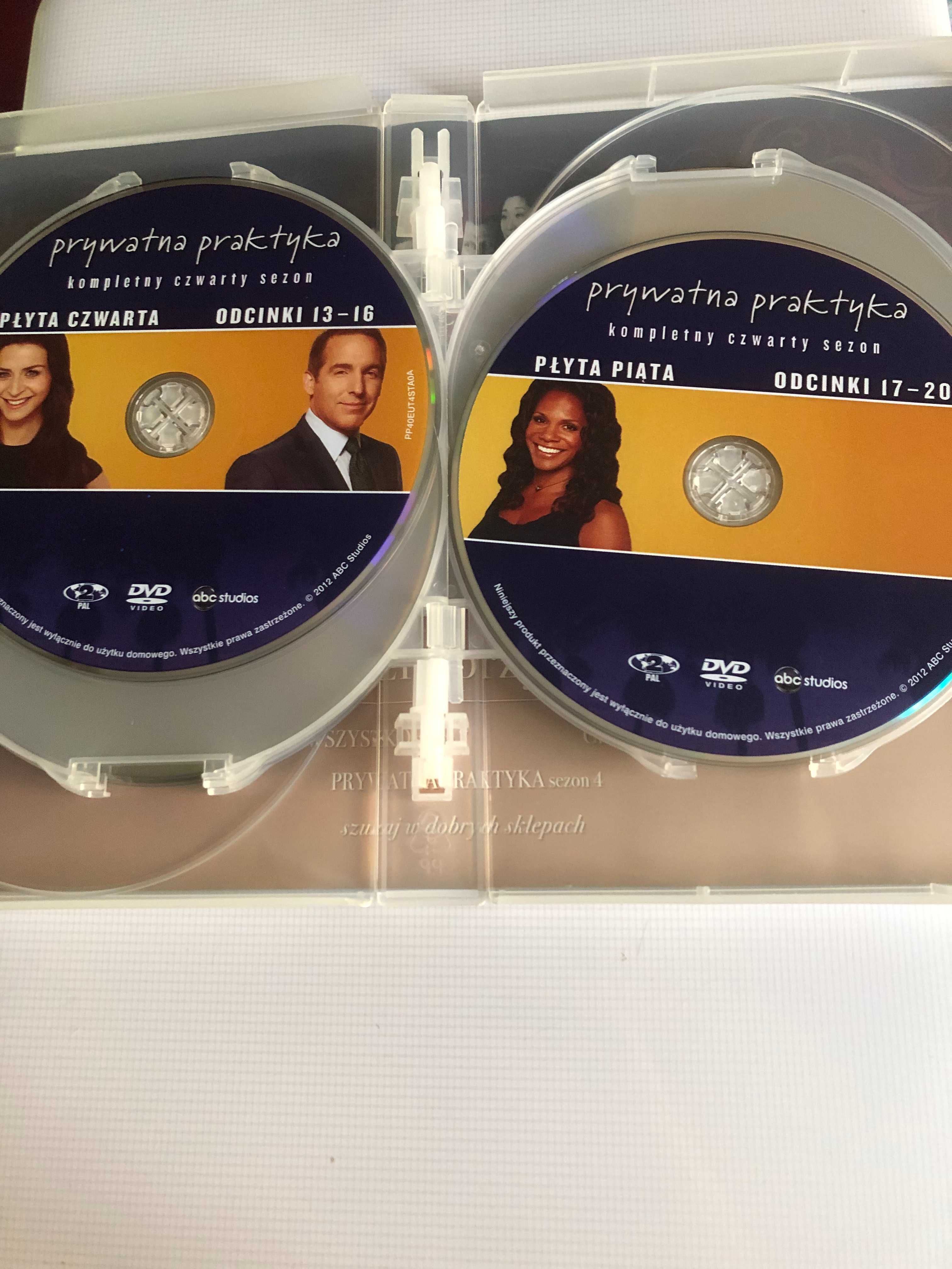 Sprzedam serial na DVD "Prywatna praktyka" sezon 4
