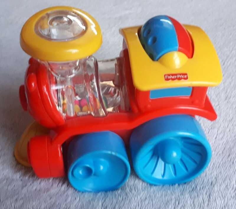 Kolorowa ciuchcia Fisher Price 3M+