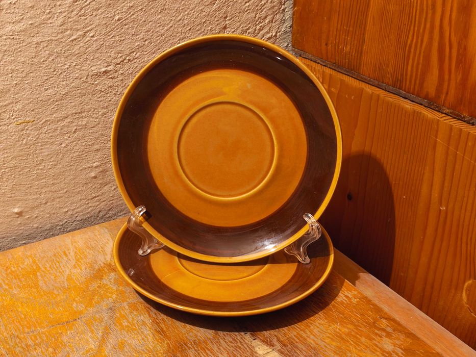 Spodek podstawka pod filiżankę Iwona Porcelit Pruszków PRL