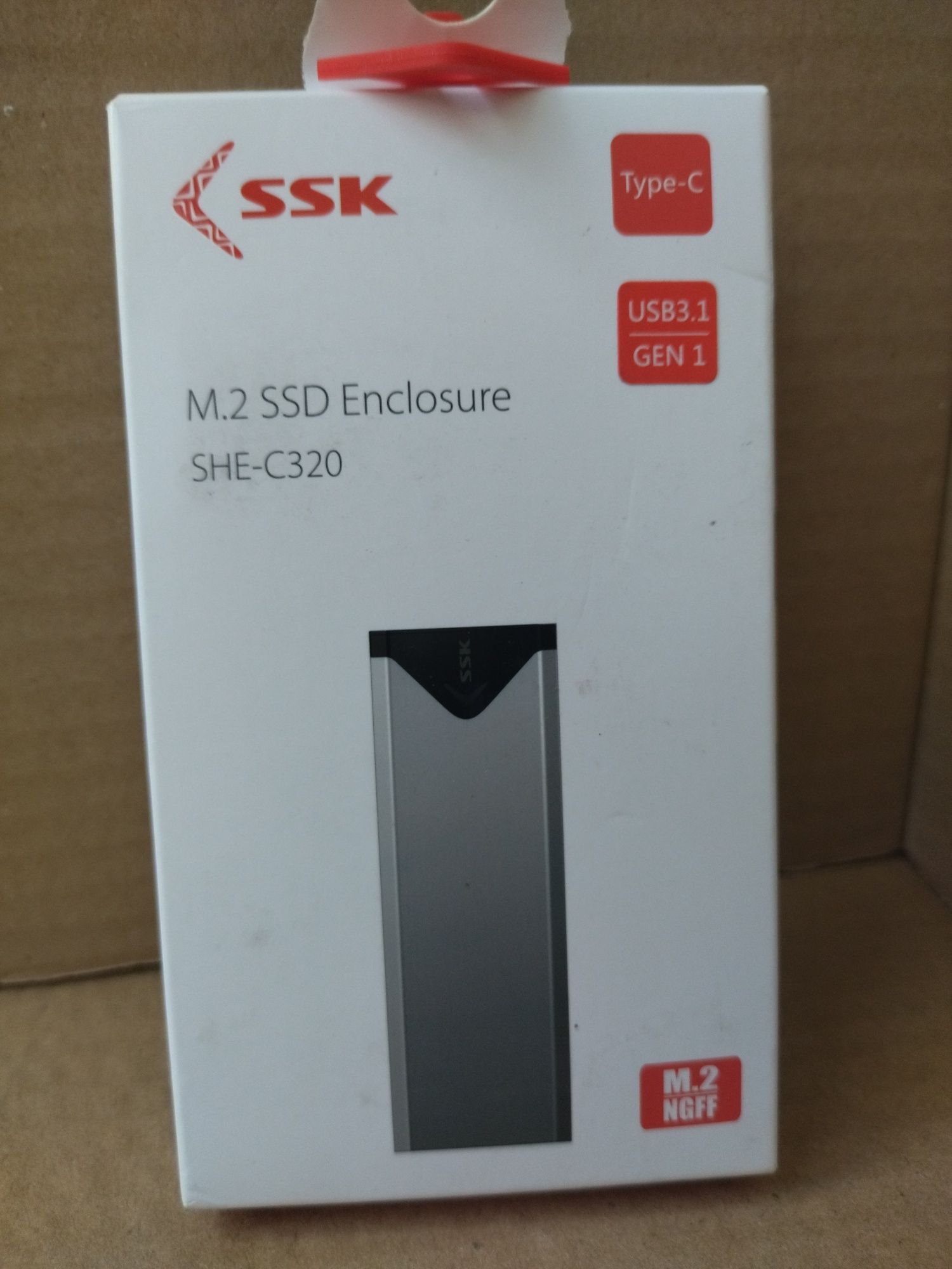 Obudowa USB 3.1/ USB-C do dysku SSD (ax3)