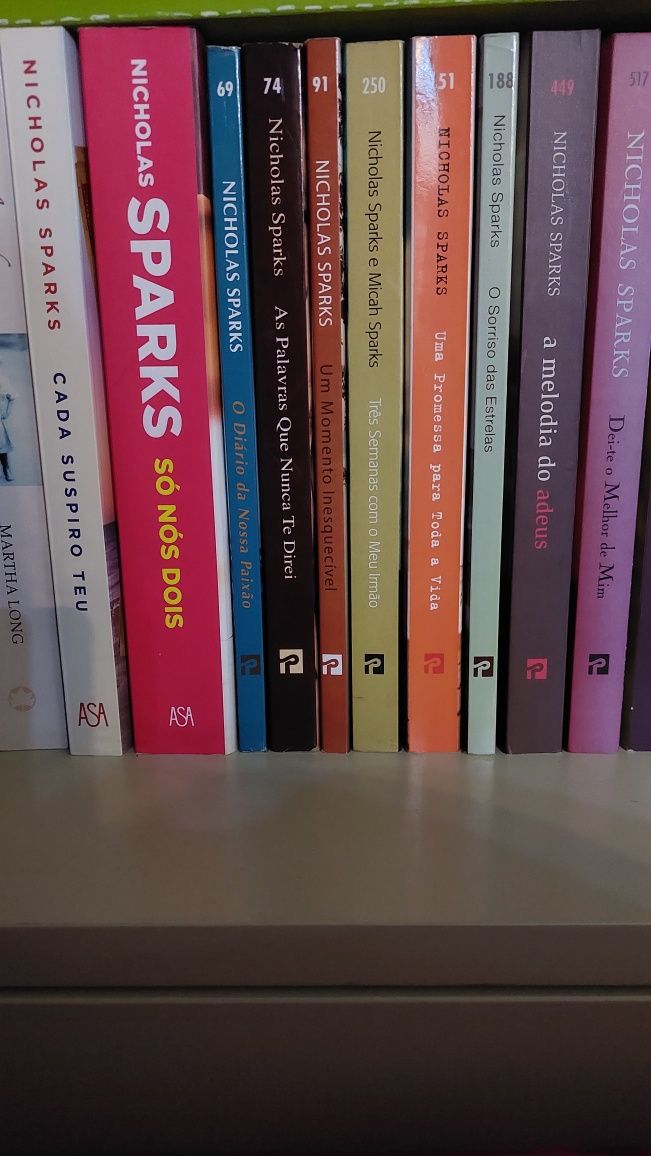 Coleção Livros Nicholas Sparks