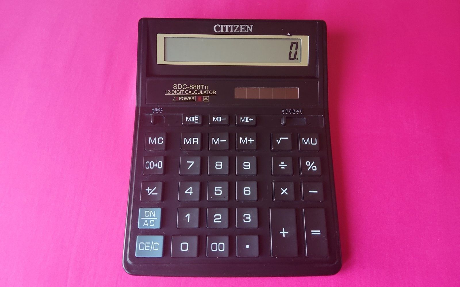 Citizen Калькулятор бухгалтерский SDC-888Tll 12-разрядный