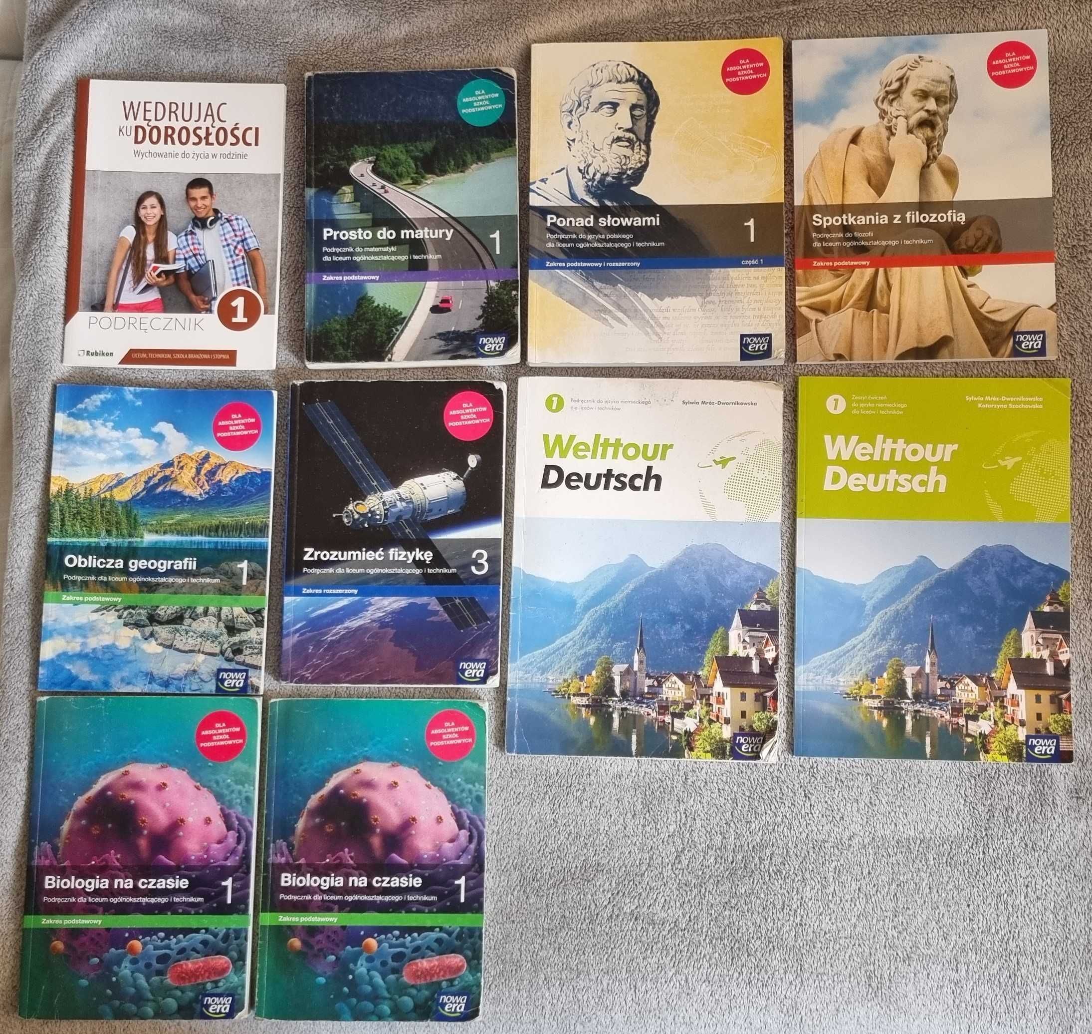 Zestaw podręczników do Technikum Elektrycznego / Liceum klasa 1