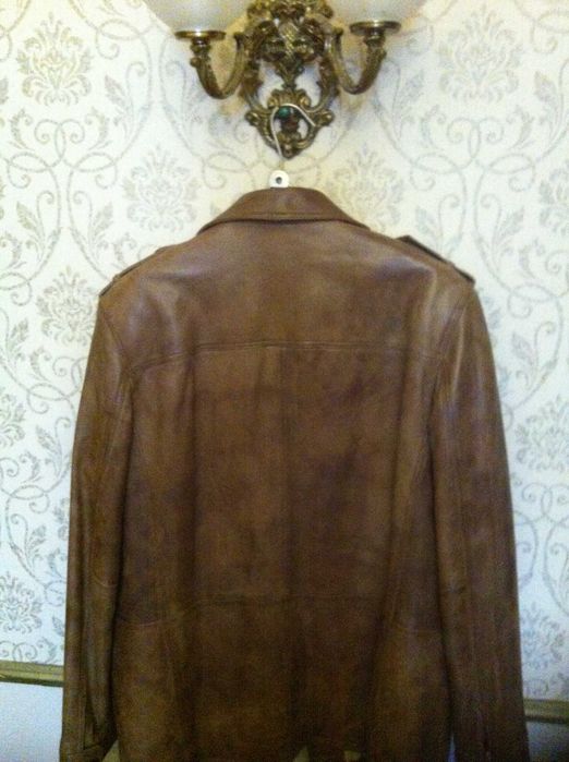 продам мужскую кожаную куртку -пиджак германия