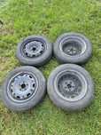 4 x Opony (zimowe) + felgi stalowe R14 165/70