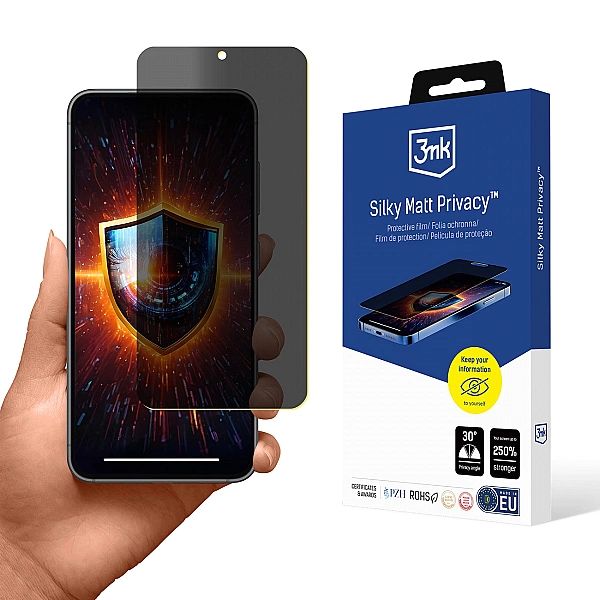 Folia prywatyzująca 3mk Silky Matt Privacy na Samsung Galaxy S24