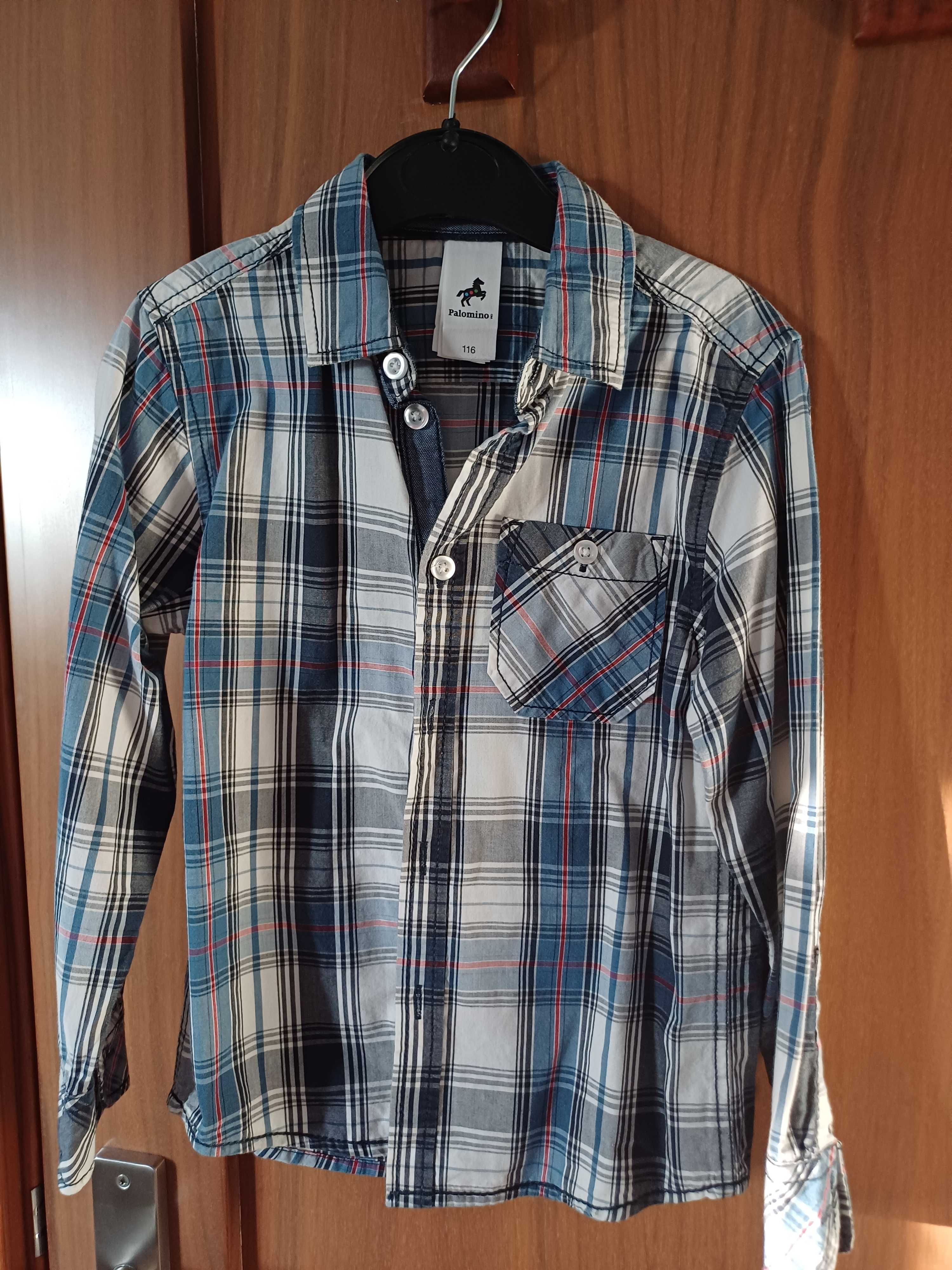 Camisa Rapaz Xadrez - Tons de Azul