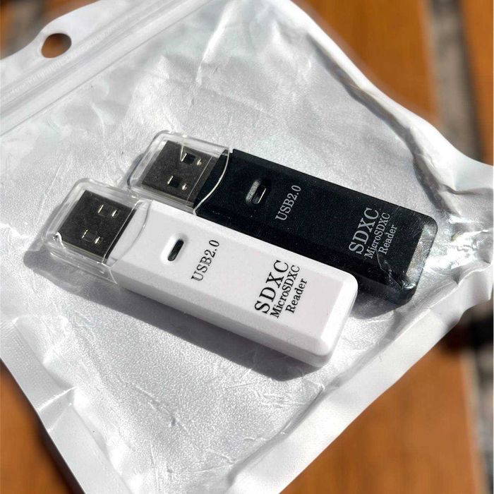 2ШТ в упаковці. Адаптер USB кардрідер 2.0 і 3.0