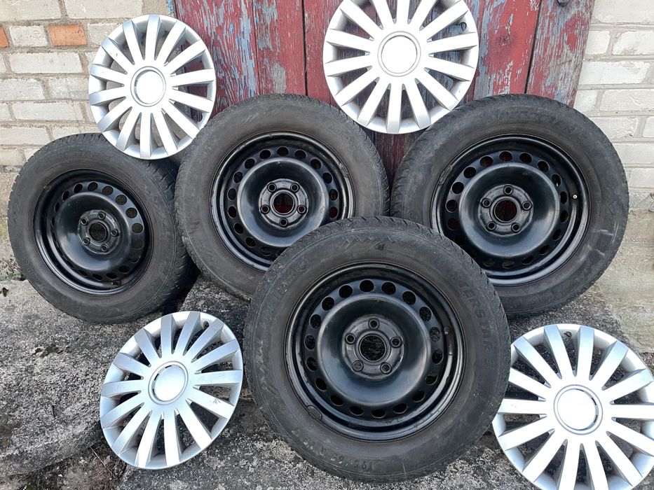 Opony  195/65/15 felgi koła , zimowe , golf, skoda , volkswagen , bmw