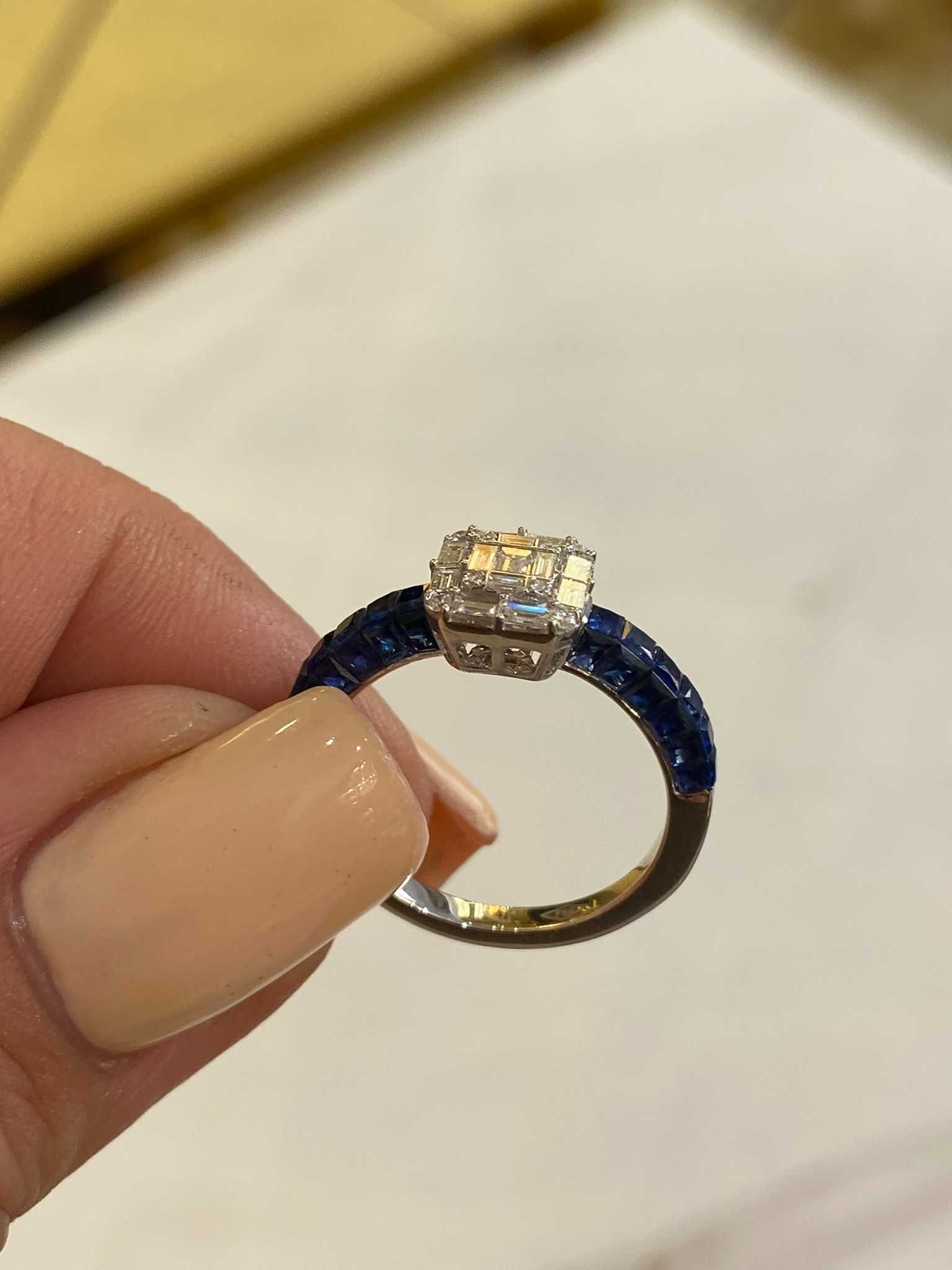 Pierścionek z diamentami 0.39 CT i z diamentami 2.58 CT