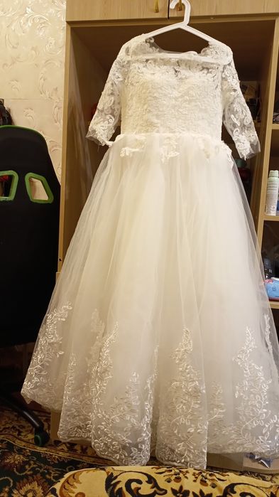 Весільна сукня  платье свадебное, белое , на шнуровку