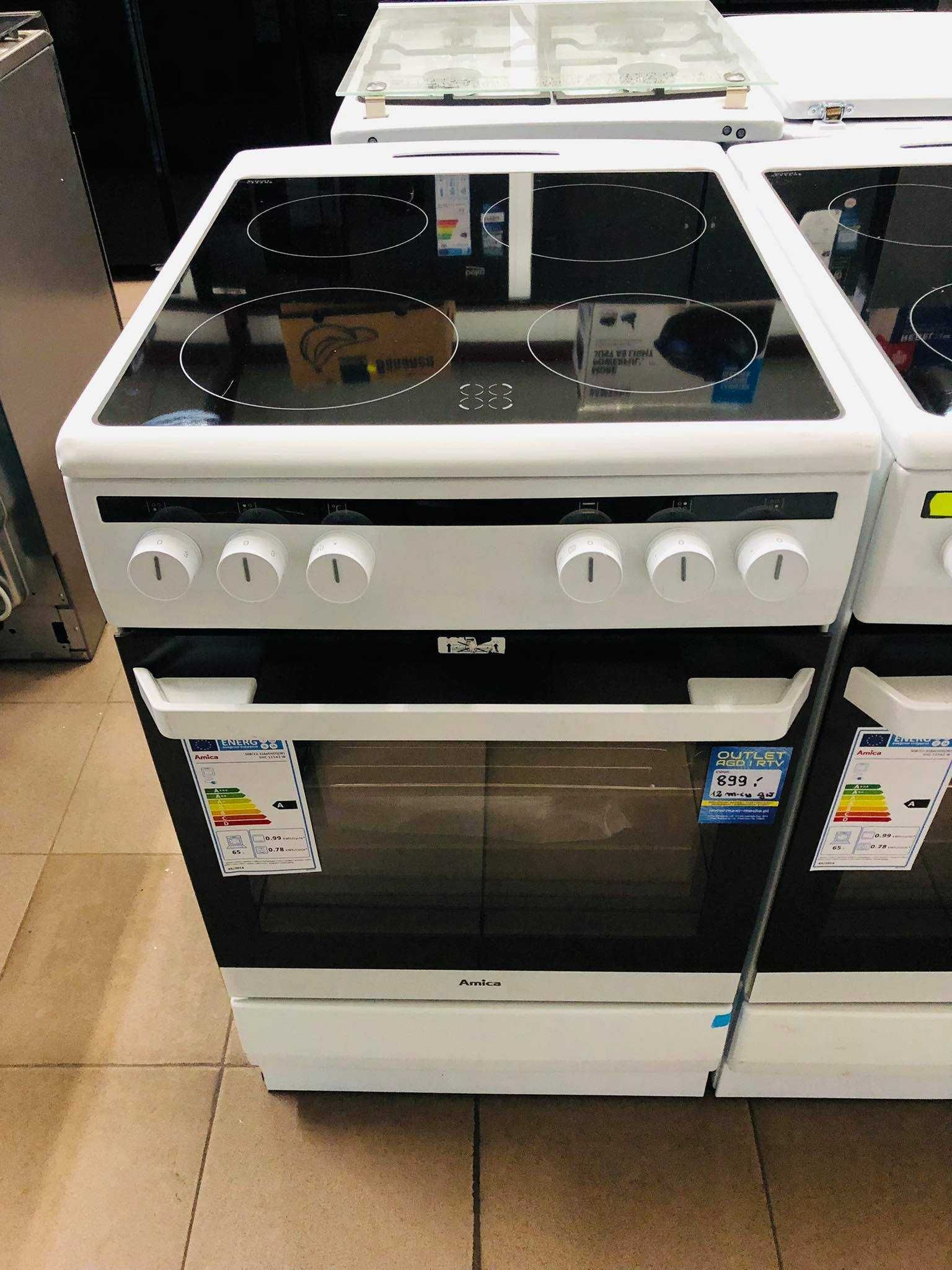 Tania Nowa Kuchenka Elektryczna Amica 50 cm szerokości Krakowiaków 64