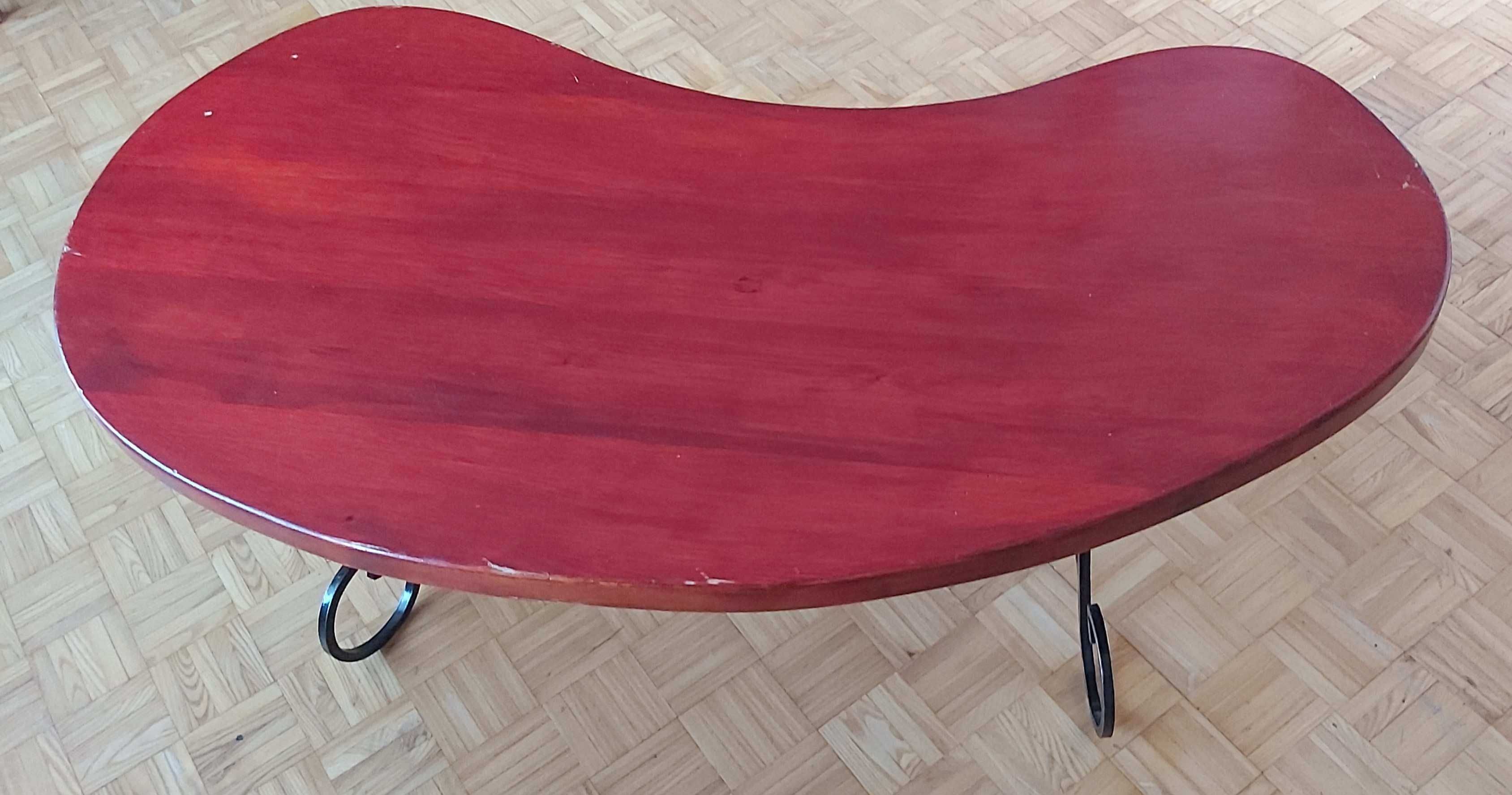 Stół jadalny ok. 100 x 160 cm (stolik kawowy + nakładka =  stół)