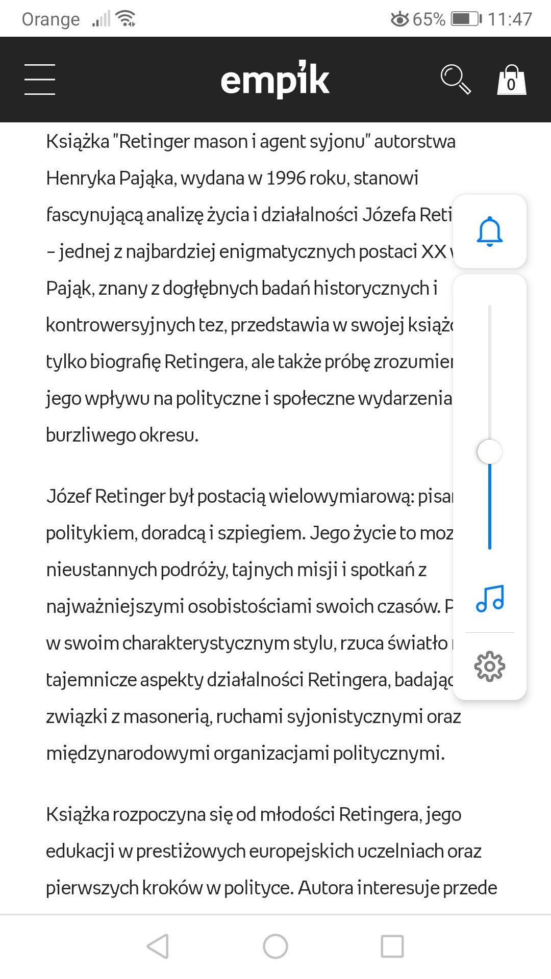 Książka Retinger mason i agent syjonizmu, Henryk Pająk