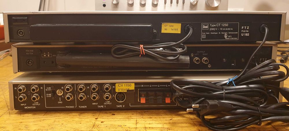 Dual CV1150 CT1250 CT1450 w super stanie, szer. 44 cm jak Unitra